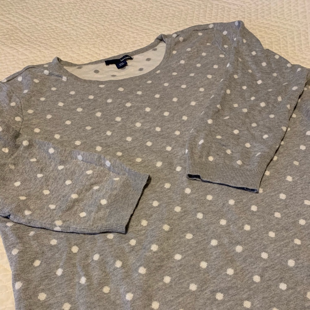 Polka dot sweater